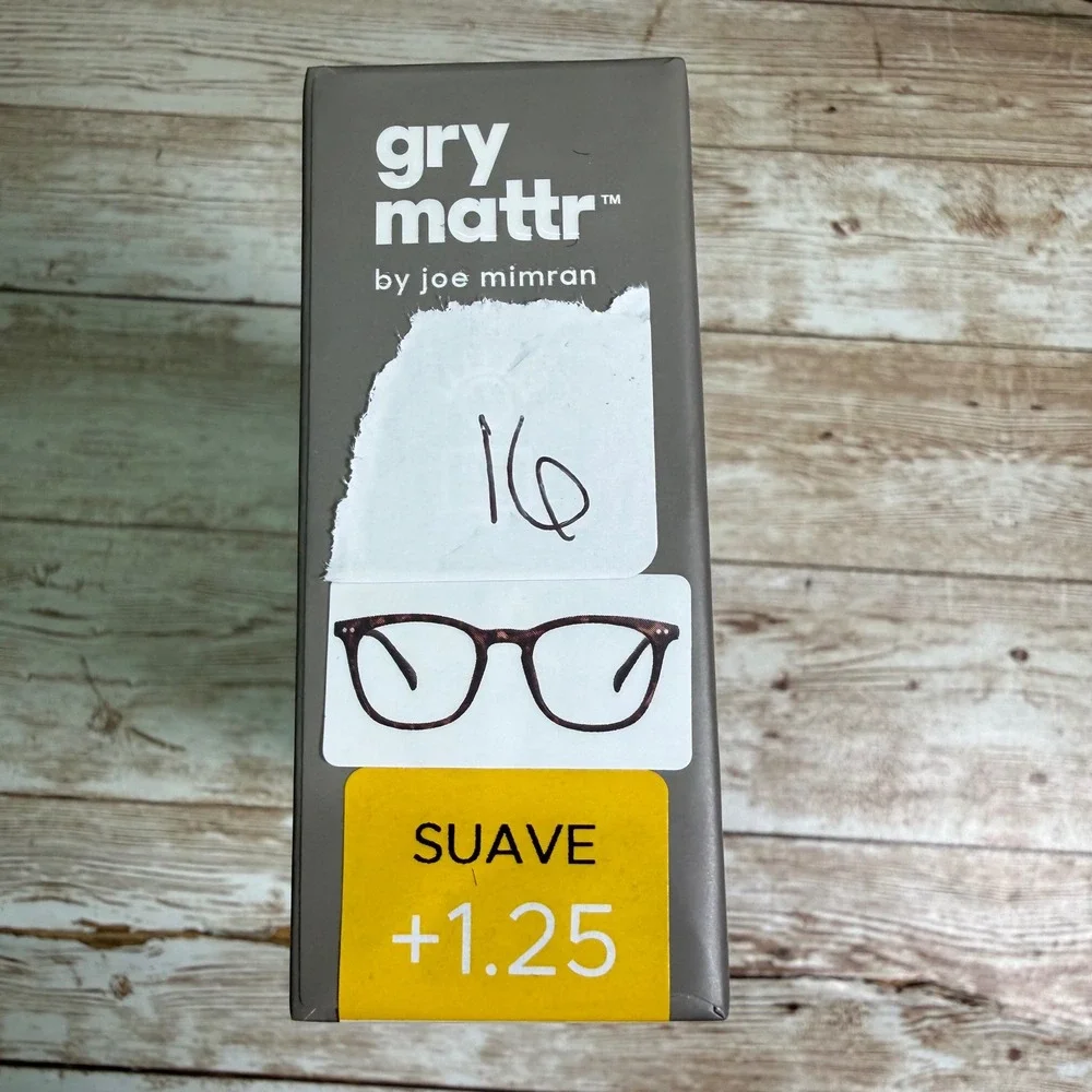 Gry Mattr Blue Light Readers Unisex OS Tortoise Suave +1.25 Magnification